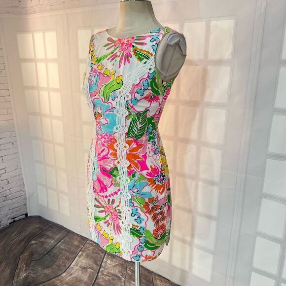 Lilly Pulitzer for target nosey posey colorful floral embroidered shift dress - Picture 5 of 13